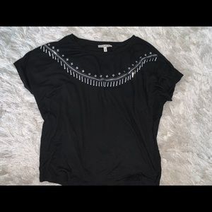 Embellished Short Sleeve Top